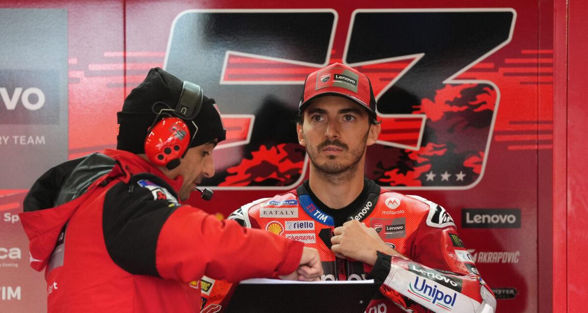 Ducati : l’écurie et sa liste spéciale qui pourrait combler Bagnaia