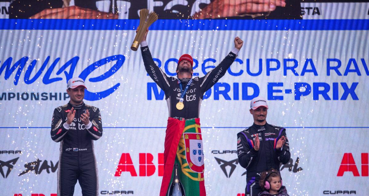 Formule E : doublé autoritaire de Jaguar à Madrid dans une superbe course