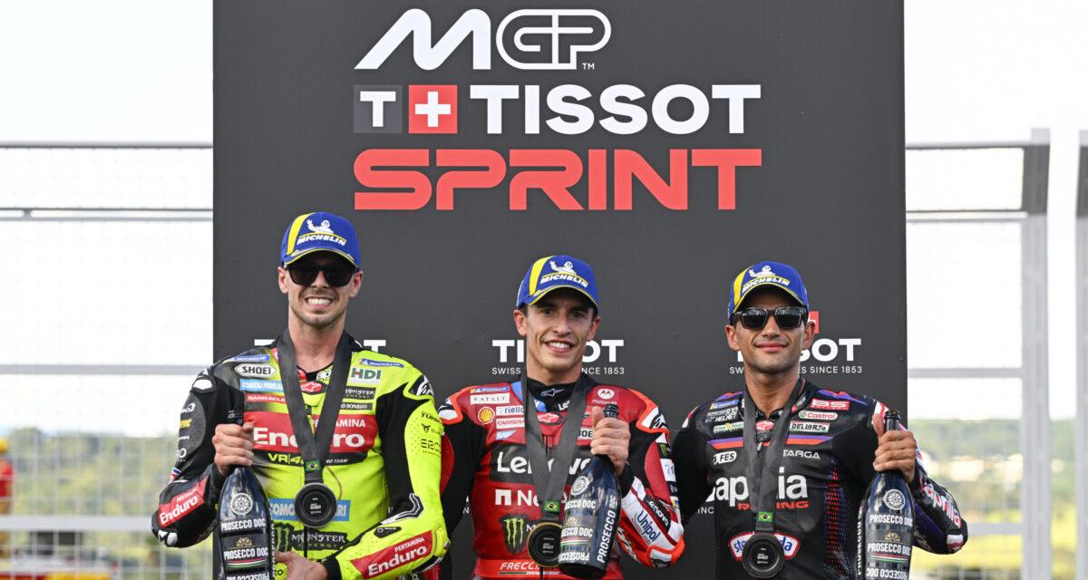 GP de Brésil : les confidences de Márquez après le Sprint et la promesse de Di Giannantonio promettent une superbe course demain