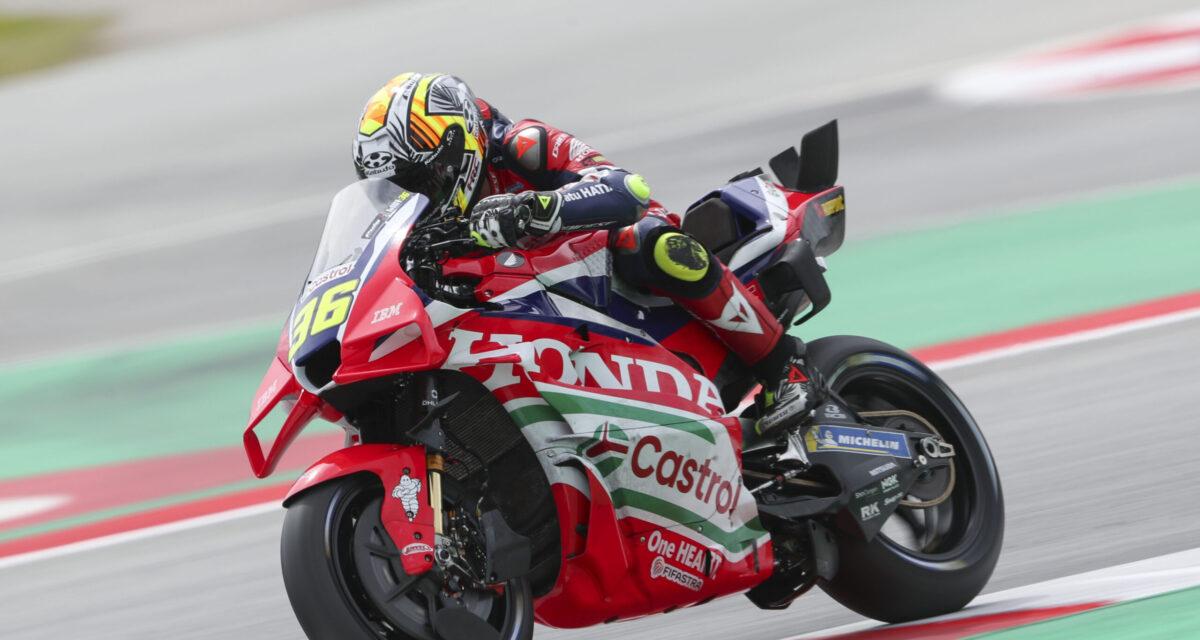 GP de Catalogne : Joan Mir impressionne en EL2 malgré la douleur, Zarco chute d'entrée
