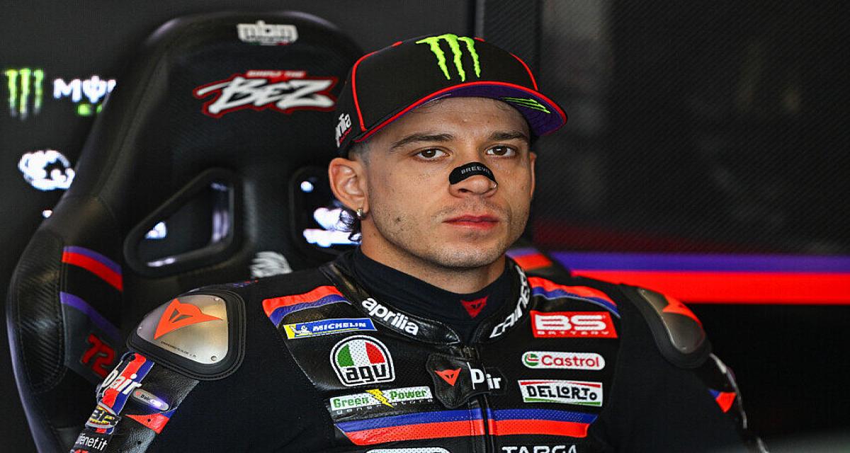 GP de Tchéquie : énorme coup dur pour Bezzecchi, le pilote Aprilia exclu par la FIM