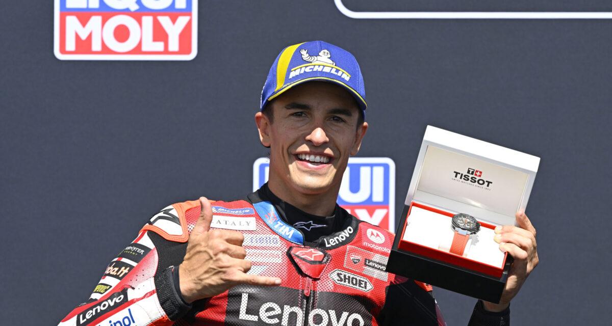 GP d'Allemagne : Márquez décroche la pole grâce à une stratégie inédite au Sachsenring