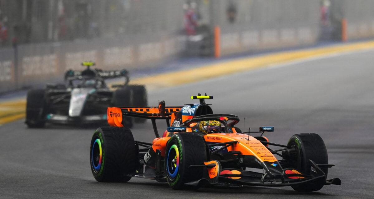 Grand Prix de Singapour : les McLaren s'accrochent dans le dernier tour, Norris s'explique