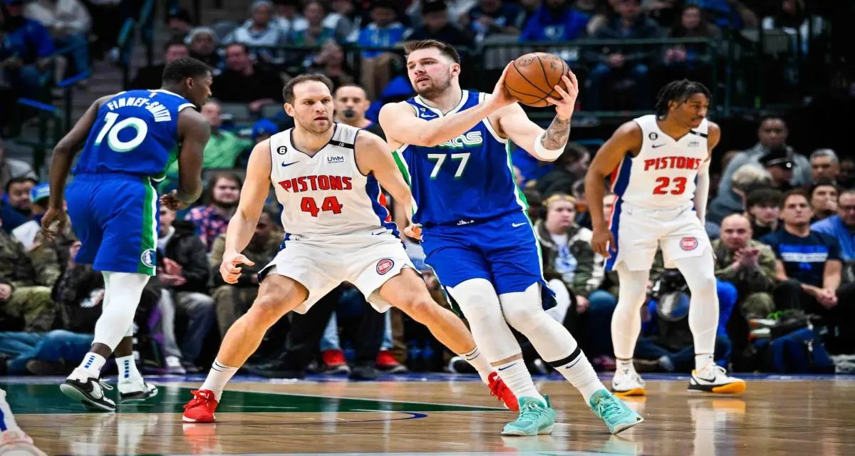 Luka Doncic décisif face aux Pistons