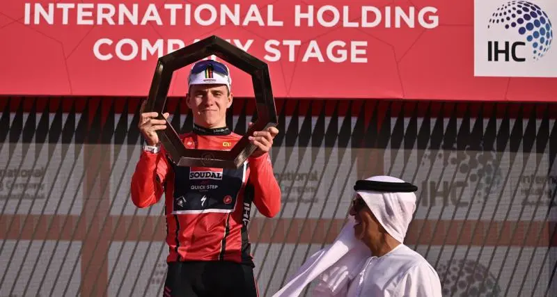 - UAE Tour : Remco Evenepoel satisfait après sa victoire, le champion du monde confiant en vue du Giro