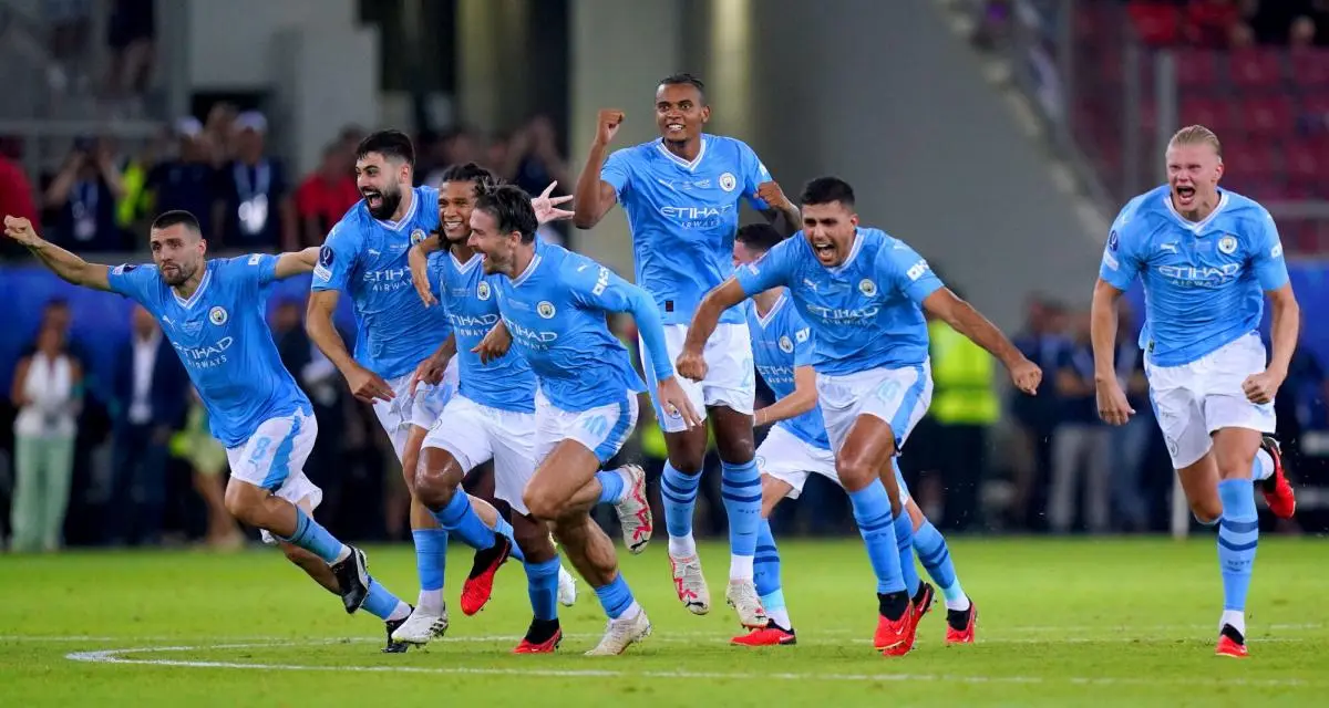 Super Coupe d'Europe : Manchester City dispose du FC Séville 