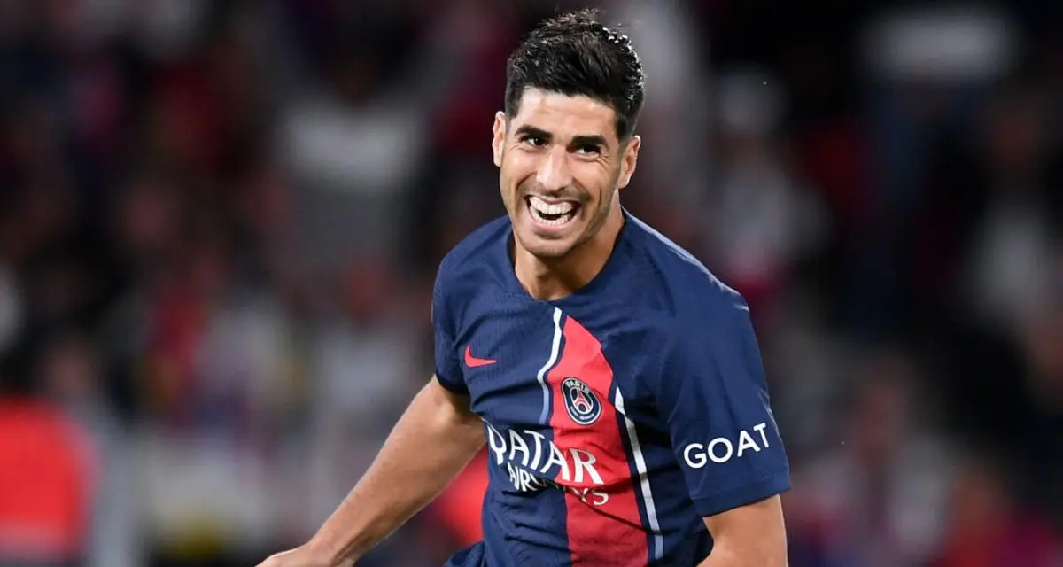 Marco Asensio pour la première fois buteur avec le maillot du PSG