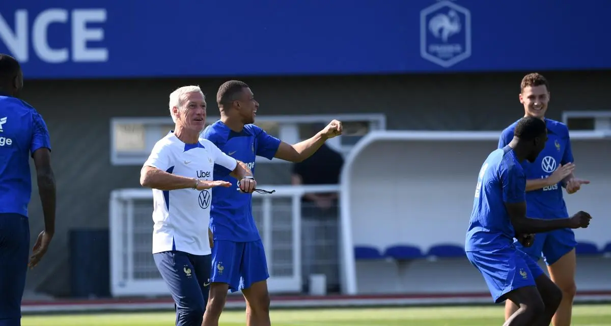 Didier Deschamps et Kylian Mbappé