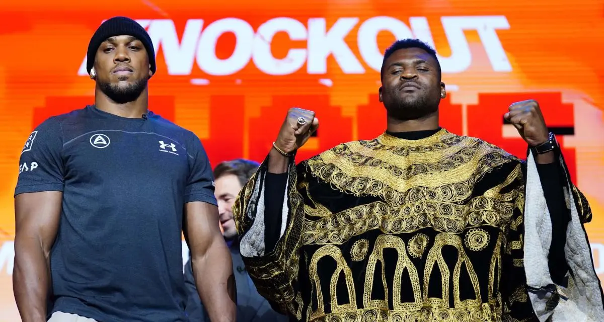 Boxe : les propos terrifiants de Ngannou balancés à Joshua, ce dernier risque gros sur le ring