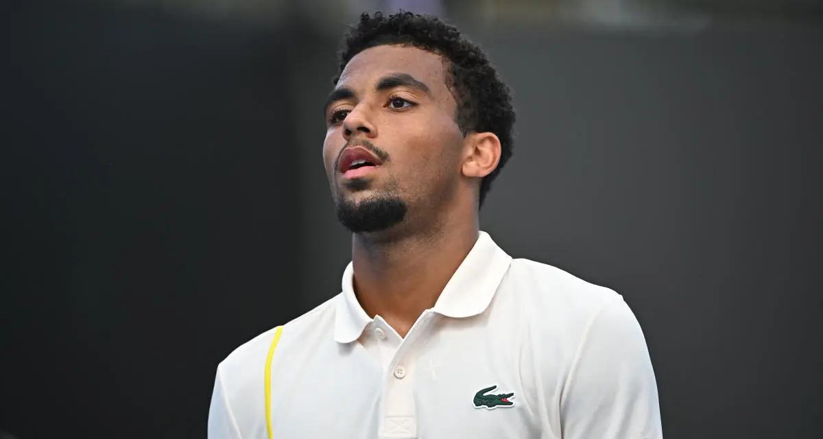 Arthur Fils à l'Open d'Australie en janvier 2024