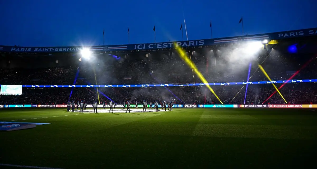 Vue générale lors de PSG - Barca