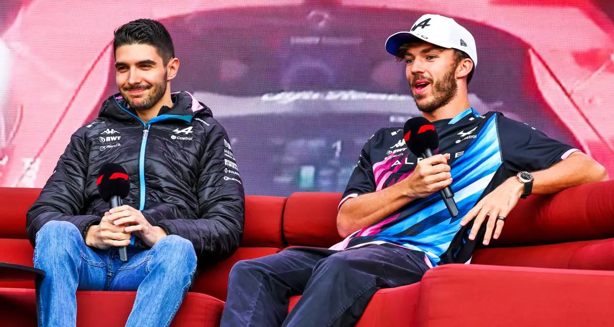 Esteban Ocon et Pierre Gasly