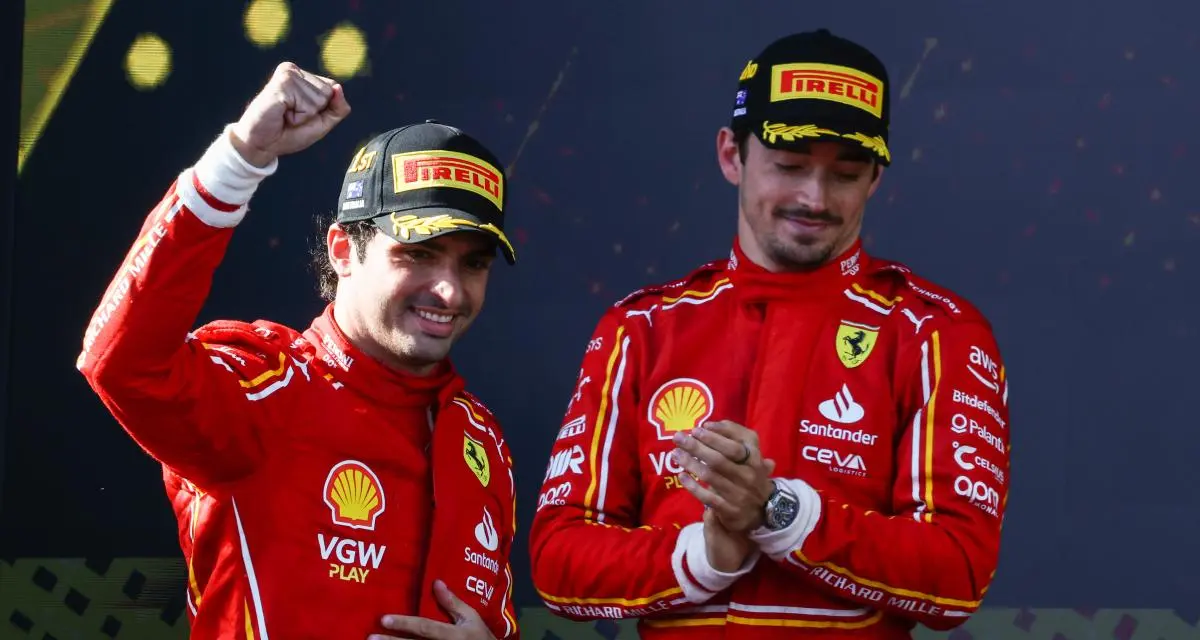 Carlos Sainz et Charles Leclerc