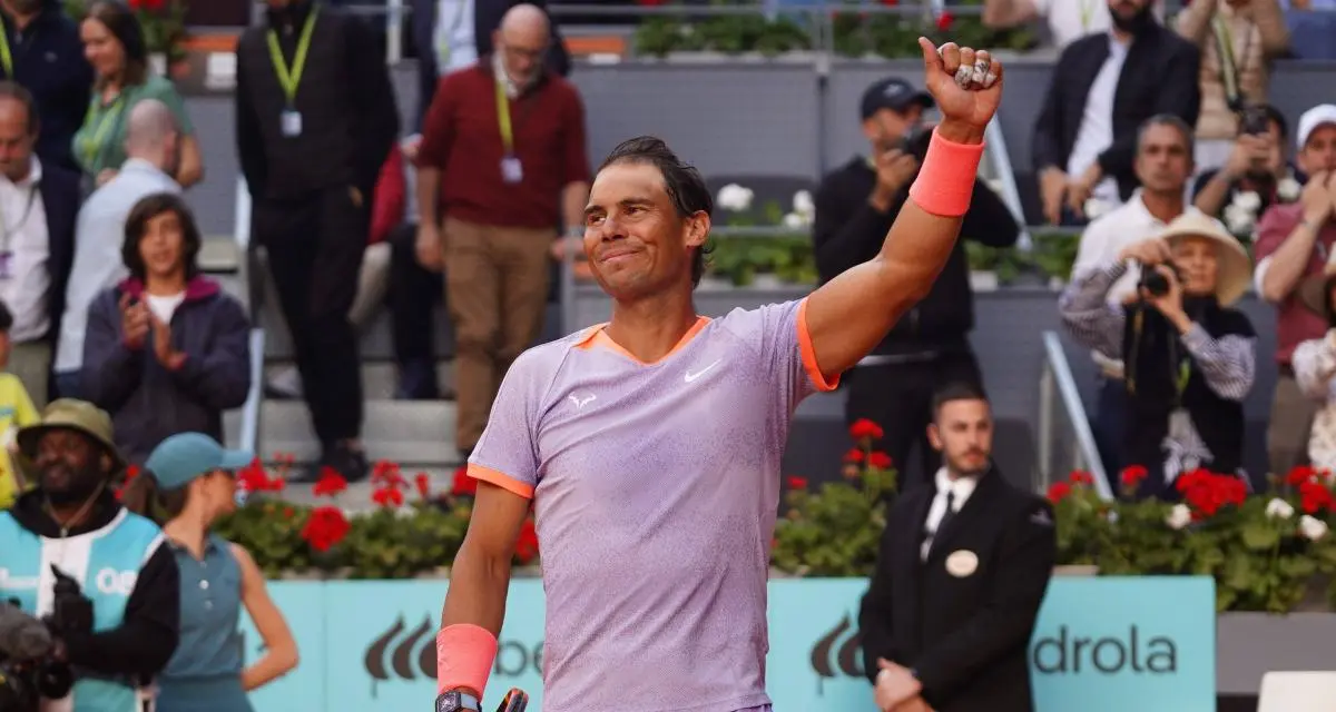 Rafael Nadal au Masters de Madrid 