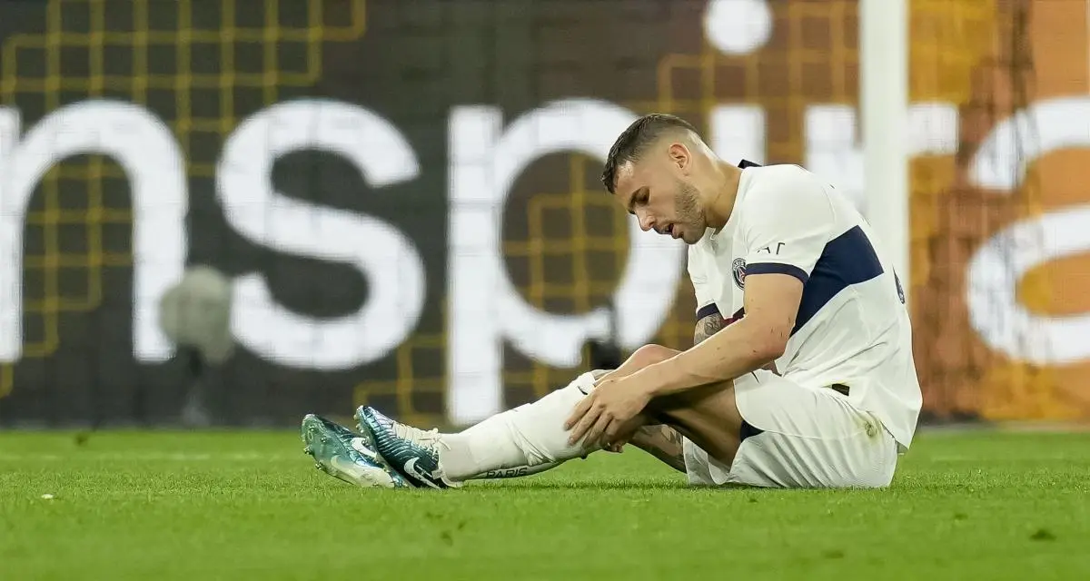 Lucas Hernandez, au moment de sa blessure face à Dortmund