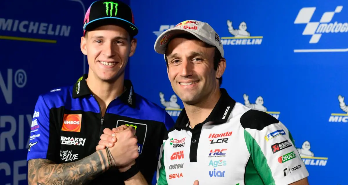 Fabio Quartararo et Johann Zarco