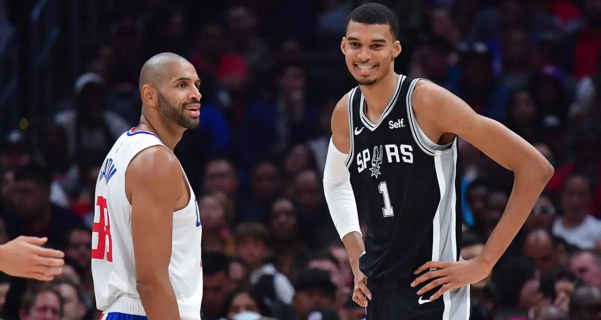 Nicolas Batum et Victor Wembanyama