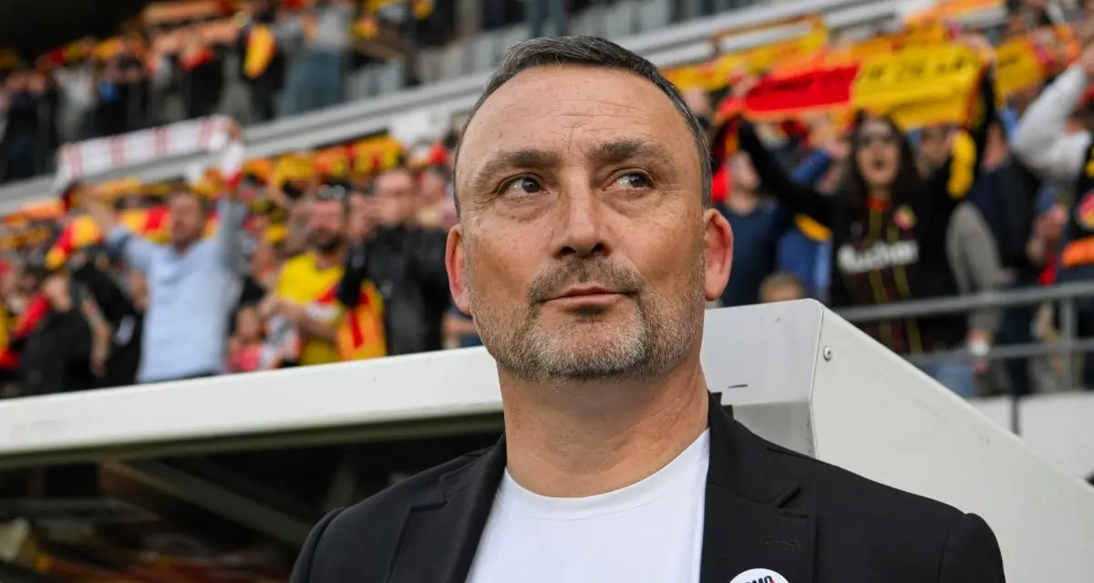 Franck Haise, entraîneur du RC Lens