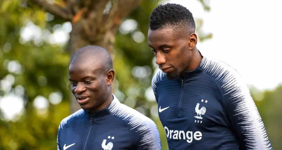 Blaise Matuidi et N'Golo Kanté en équipe de France