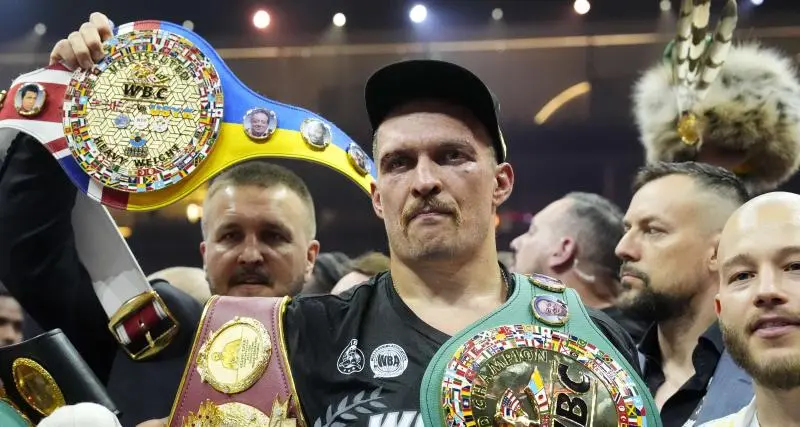  - Boxe : le beau geste d’Usyk, qui lâche une de ces ceintures 