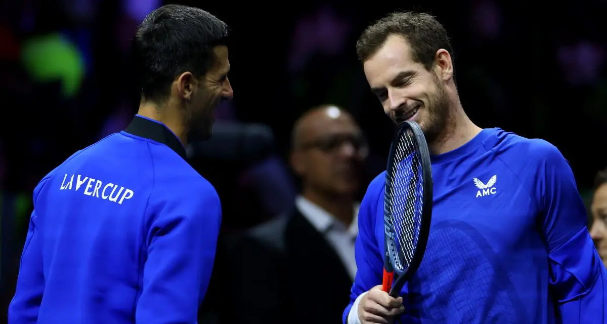 Novak Djokovic et Andy Murray à la Laver Cup 2022