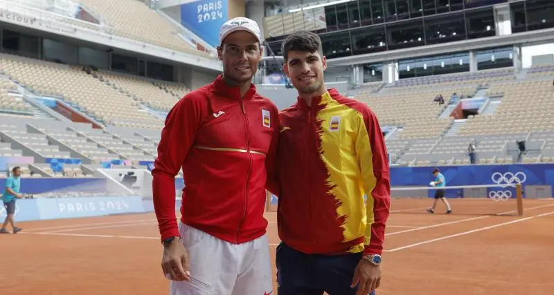  - Jeux Olympiques : Alcaraz et Nadal enjoués de participer au double ensemble