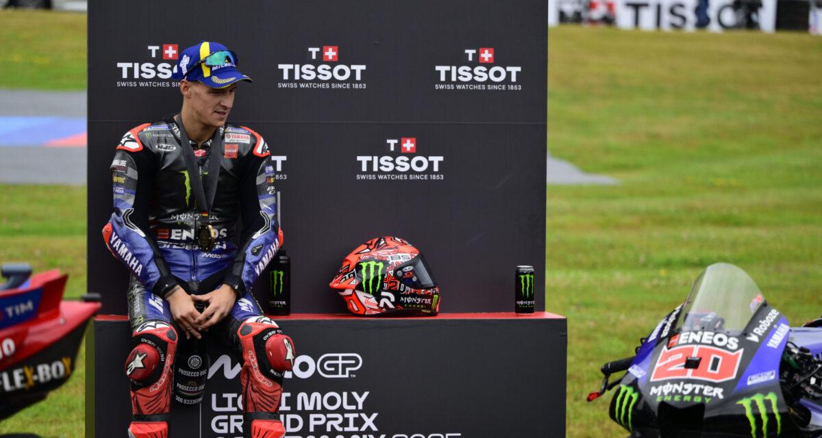 MotoGP d'Allemagne : Fabio Quartararo a surpris tout le monde… y compris lui-même !