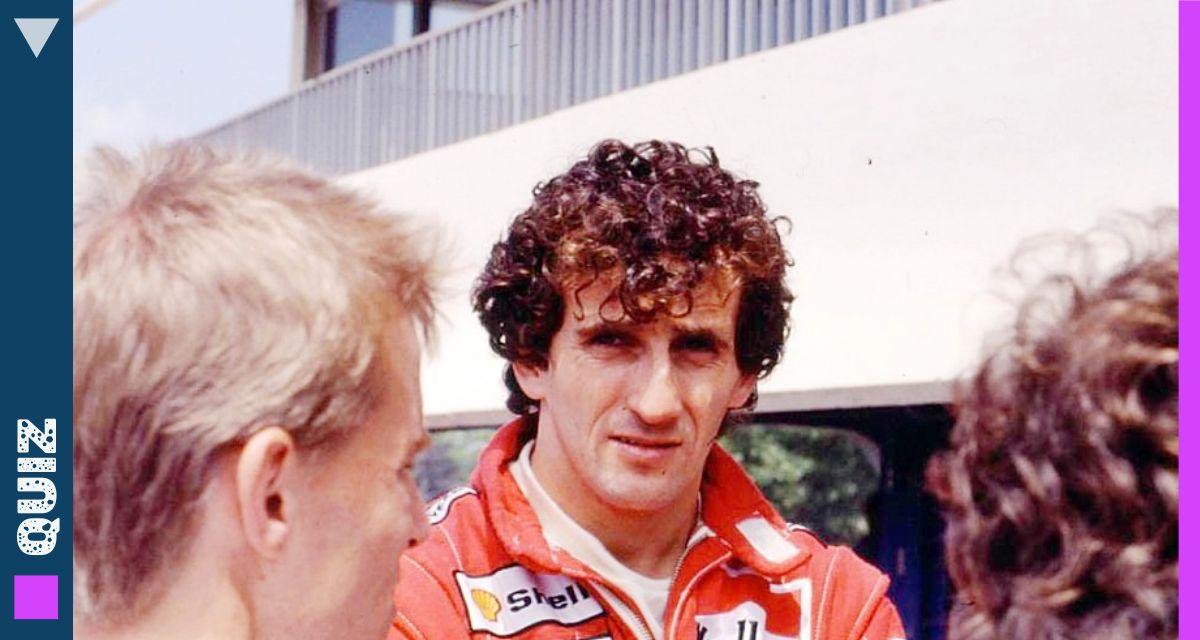 Quiz : Etes-vous un fan d'Alain Prost ?