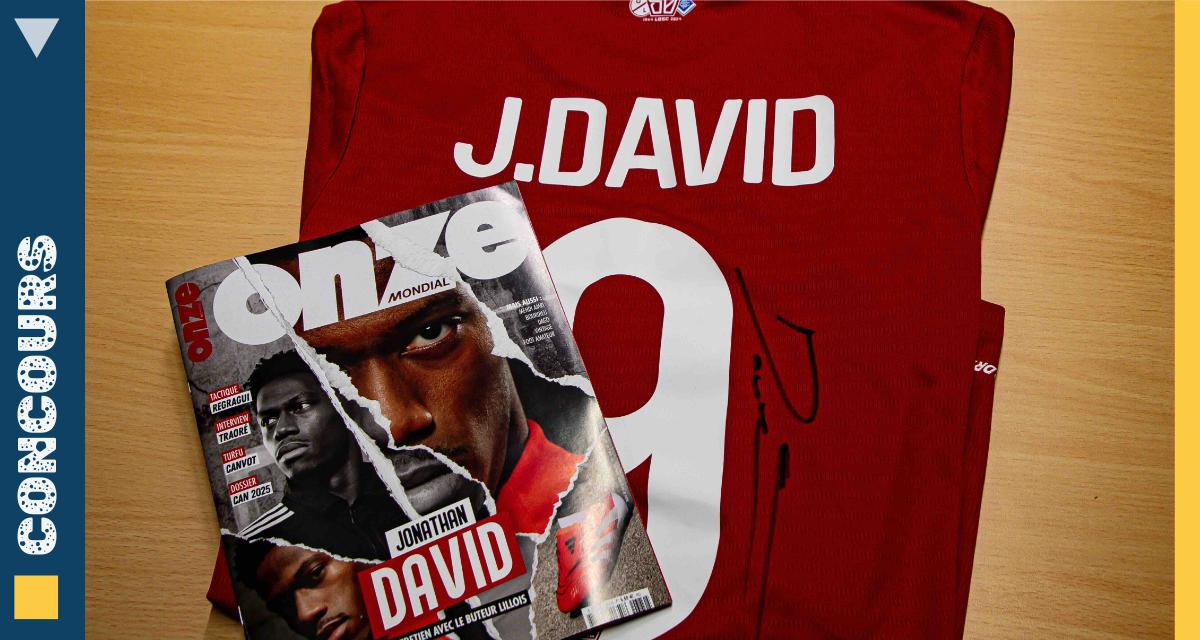 Gagnez un maillot dédicacé du LOSC par Jonathan David 