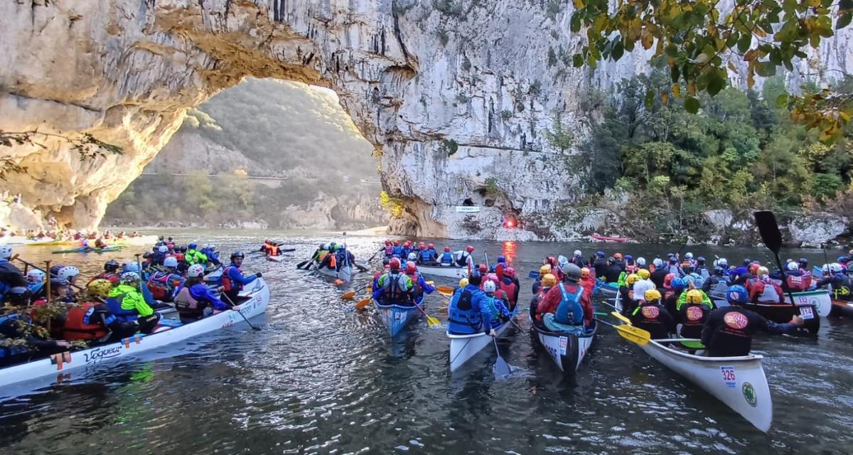 Départ du Pont d'Arc