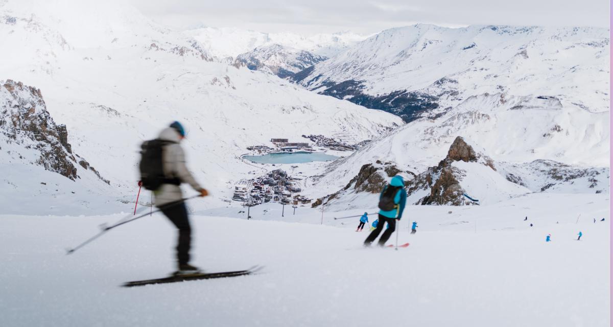 Quelques chanceux ont pu skier ce week end à Tignes et à Val Thorens