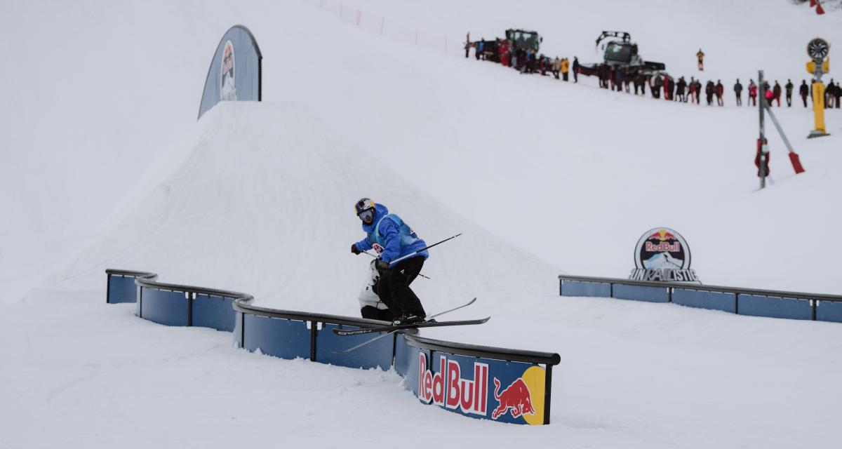 Jesper Tjäder au Red Bull Unrailistic 2023 à Åre, Suède