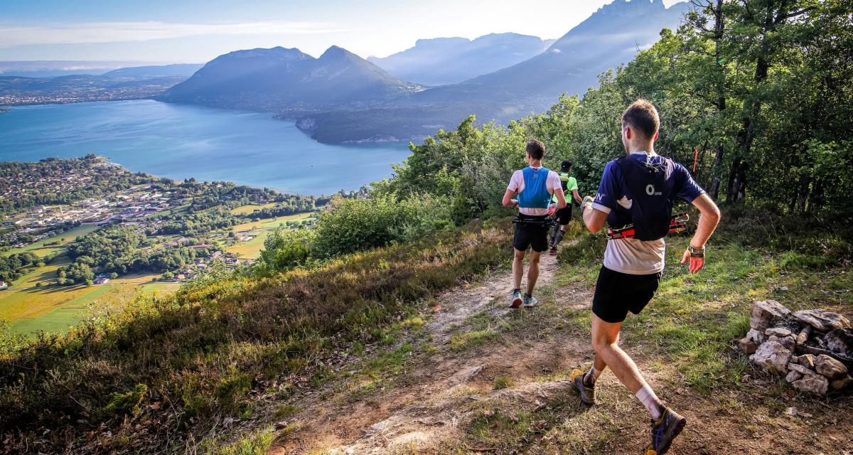 La maxi race amène les concurrents autour du lac d'Annecy par les sommets environnants