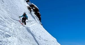 Les skieurs Vivian Bruchez et Aurélien Lardy ouvrent une nouvelle voie dans les Alpes