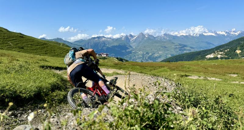  - On a exploré La Plagne en VTT