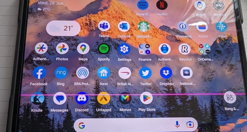  - Pixel Fold : les écrans de Google commencent déjà à se casser