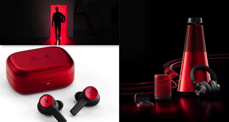  - Bang & Olufsen voit rouge avec Ferrari