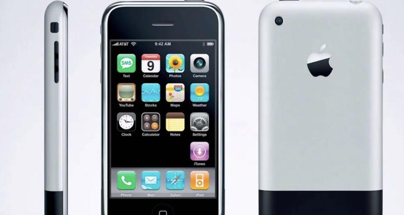 Le top 10 des téléphones des années 2000 va vous étonner - 6. iPhone 2G