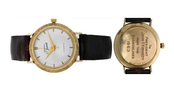  - Antiquorum vend les montres de JF Kennedy et de Gandhi