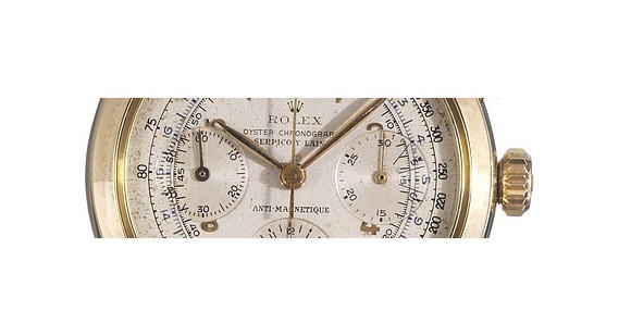  - ROLEX réf 6234 Oyster Chronographe "Serpico Y Laino" Anti-magnetique (Antiquorum) 1954