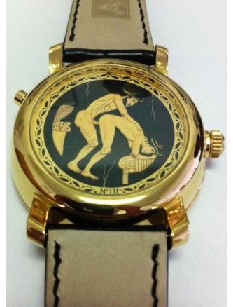  - ANDERSEN GENEVE eros grec (montre érotique en or jaune)