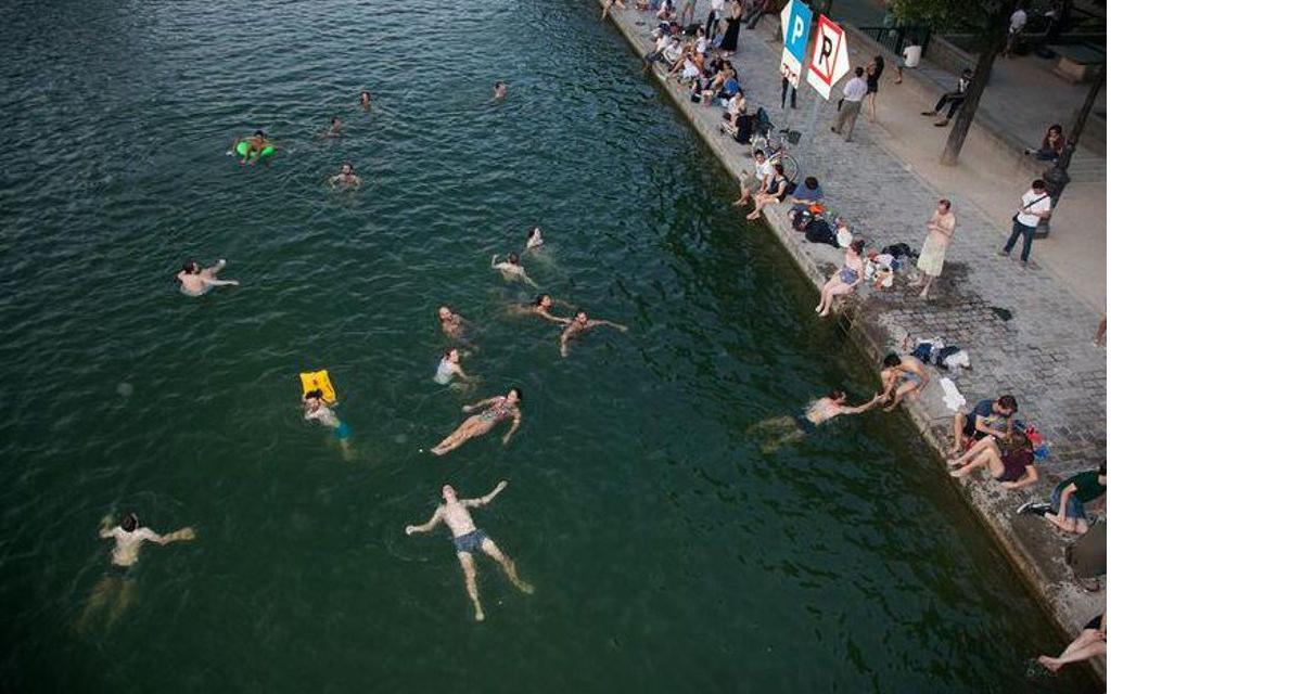 Baignade pirate : ils font trempette dans le canal de l'Ourcq