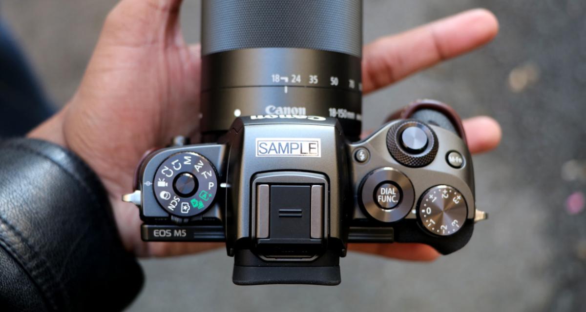 Canon EOS M5 : prise en main et premières impressions en images