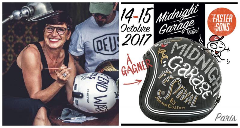 Midnight Garage 2019 - Mama Custom : casques, motos & BD