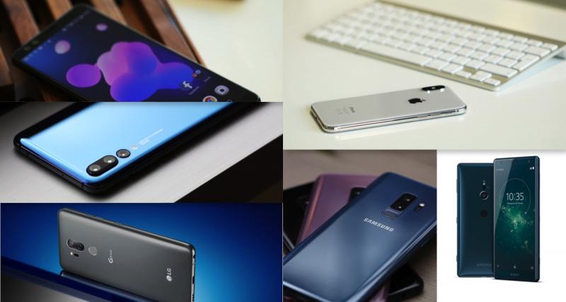  - Rétro 2017 - 2018 : 5 smartphones concurrents de l’iPhone X en test