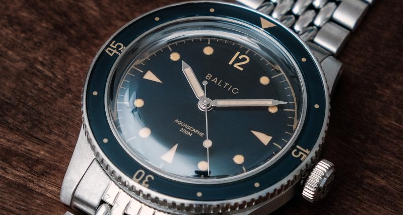 Baltic watches, cette marque française qui a décidé de se passer de Kickstarter - Baltic Aquascaphe : les pré-commandes sont ouvertes.