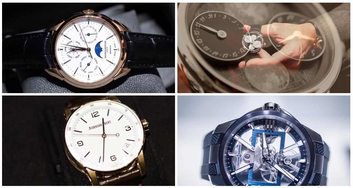 Baume & Mercier, Hermès, Audemars Piguet, Ulysse Nardin.