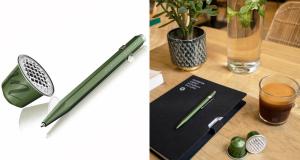 FOOTBALLPEN : le stylo malin pour mater un match au boulot incognito ! - Nouveau stylo bille Caran d'Ache réalisé en capsules de café recyclées