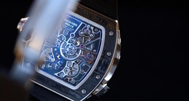 Richard Mille x ACJ : une montre de voyageur hors norme - Présentation de la RM62-01 à Monaco. A gauche, Benoît Defforge, directeur d'ACJ. A droite, Tim Malachard, directeur marketing de Richard Mille.