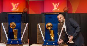 Moreau Paris : la belle au bois dormant au pays des malletiers - La NBA et Louis Vuitton présentent la malle du Trophée Larry O’Brien.